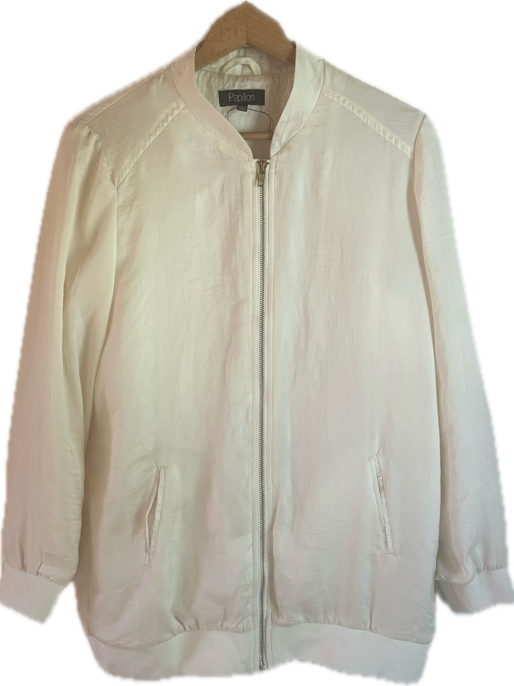 Papillion Cream Satin Jacket